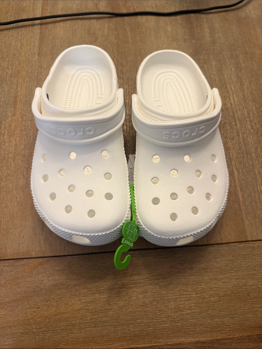 CROCS Kids Classic Clog in White